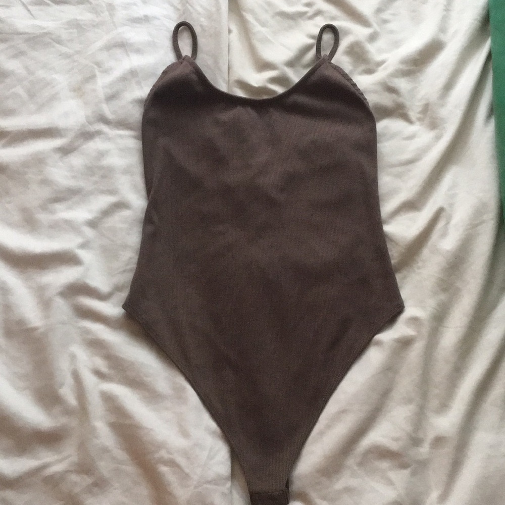Tobi Brown Bodysuit